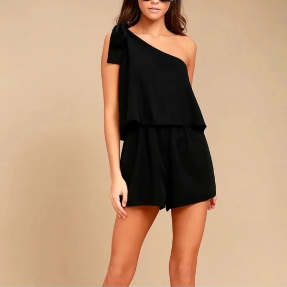 Impeccable Pig One shoulder Romper